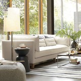 榛香北欧美式乡村沙发现代简约客厅实木沙发拆洗布艺双人三人沙发