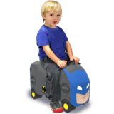 蝙蝠侠可坐可骑玩具儿童骑乘骑行行李箱宝宝旅行箱_酷萌正品特价