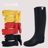 bearcat正品时尚雨鞋女韩国 女士高筒雨鞋雨靴胶鞋防滑防水鞋包邮