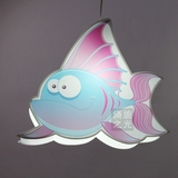 海洋鱼吊灯包邮儿童房灯饰灯具卧室卡通走廊游泳馆灯幼儿园灯定做