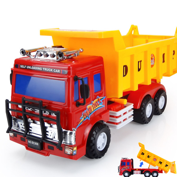 大卡车玩具车超大惯性工程车大号儿童塑料玩具车宝宝男孩工程车