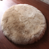 君鸿羊毛地毯床边毯圆形地毯澳洲整张羊皮皮毛一体卧室地毯