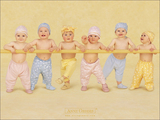 漂亮宝贝画胎教宝宝海报可爱的外国女宝宝墙画壁画可发图定做W24