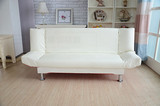 宜家现代仿皮简易折叠沙发双人三人小户型单人沙发床皮革折叠沙发