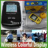 TL86 Portable Wireless Sonar Sensor Fish Finder with Colorfu