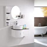 固定小户型浴室柜组合简单欧式吊柜卫生间洗手脸台盆面盆柜卫浴柜