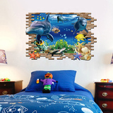 可移除墙贴纸墙纸贴画8120卡通儿童房3D立体墙壁纸自粘客厅卧室