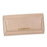 日本代购Burberry正品质感长款粉色钱包钱夹可爱女生生日礼物