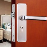 室内卧室房间门锁双锁舌通用型中式隐形静音大小50实木钢木门锁