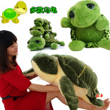 可爱小海龟玩偶大眼乌龟毛绒玩具公仔靠垫布娃娃儿童生日礼物女生