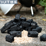 YOULET烧烤用品1kg装果木炭烧烤炉架用木炭碳无烟环保木炭木碳