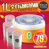 Bear/小熊 SNJ-5341 酸奶机家用全自动 不锈钢内胆陶瓷分杯 正品