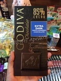 现货！美国直邮代购 GODIVA高迪瓦黑巧克力大排 100g 85%纯黑巧味