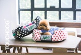 TDBE0003包邮日本它它Touchdog最新波点方窝宠物狗泰迪比熊窝床垫
