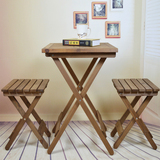 简易实木折叠桌椅子方桌子圆桌便携式小餐桌学习书桌户外宜家简约