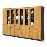 厂家特价办公家具板式书柜带锁柜子文件木质玻璃文件柜资料档案柜