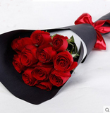 11朵红玫瑰花束礼盒无锡苏州上海同城配送鲜花速递生日求婚情人节