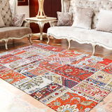 佐亚 特价欧式美式客厅茶几地毯可水洗地中海田园满铺卧室地毯垫