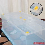 床底收纳箱扁塑料有盖透明床下整理箱床底储物箱衣物大号收纳箱