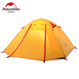 Naturehike-NH户外露营帐篷2-3-4人户外铝杆双层防风防雨登山帐篷