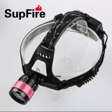 SupFire 强光头灯调焦 变焦T6神火 可充电防水超亮LED钓鱼狩猎