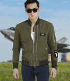 春季男士韩版修身休闲青少年薄款军装飞行员空军夹克流行潮男外套