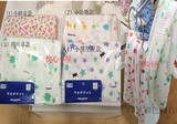 现货 日本代购MIKIHOUSE 新生儿宝宝纱布浴巾毛巾 盖被日本制AHS