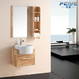 橡木浴室柜组合卫生间柜镜柜50/60cm小台上盆田园卫浴柜欧式洁具