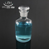 60ml透明细口瓶小口瓶试剂瓶密封瓶玻璃瓶磨砂玻璃塞化学实验耗材