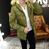 2015冬季新款羽绒服男韩版中长款青少年白鸭绒保暖外套潮加厚大码