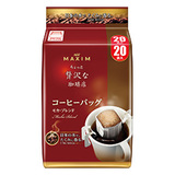日本AGF MAXIM奢侈咖啡店高品质滴漏挂耳咖啡浓香摩卡味 20袋装