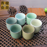 精龙特价促销龙泉青瓷茶杯茶具保温杯陶瓷创意礼品