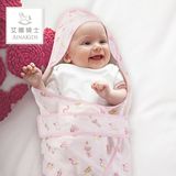 抱毯艾娜骑士婴夏天包被 婴儿抱被毯子薄款春夏季新生儿宝宝用品