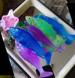 软胶彩色小鱼 可爱仿真动物 创意玩具 儿童节日礼物 5只起包邮