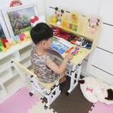 超炫儿童书桌可升降学习桌小学生写字桌椅套装家用小孩写作业桌子