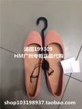 HM H＆M 专柜正品代购 15夏季纯色桔粉色浅口芭蕾平底鞋单鞋女鞋