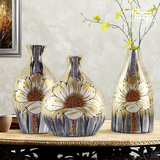 现代欧式陶瓷花瓶简约工艺品 家居客厅乔迁装饰品玄关电视柜摆件
