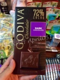 现货！美国直邮代购 GODIVA高迪瓦黑巧克力大排 100g 72%纯黑巧味