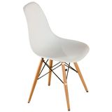 设计师休闲洽谈餐椅简约时尚实木塑料创意伊姆斯椅子008电脑椅