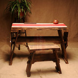 兰考桐木古琴桌凳、带共鸣箱古琴桌，可拆卸古琴桌凳