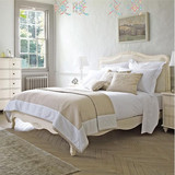 定制实木双人床欧式雕花大床后现代简约时尚复式别墅小户型床