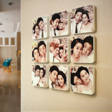 韩国九宫格照片墙 创意客厅画框组合卧室相框墙 挂墙相片墙 包邮