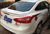 2012新福克斯三厢专用 美版欧版原厂款尾翼 免打孔改装升级汽车