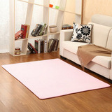 圣名菲 加厚可水洗珊瑚绒地毯 客厅 卧室地毯 防滑纯色地毯