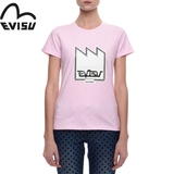 海鸥Evisu 正品代购女士迷宫情侣装粉色短袖 T恤1ESGMW6TS515XX