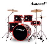 Asanasi爵士架子鼓 5鼓3镲 初学入门晋级通用爵士鼓 13项豪礼