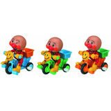 现货秒发 面包超人儿童玩具小车可拆开组合拼装发条迷你自行车