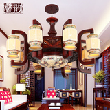 景德镇陶瓷客厅灯现代简约中式吊灯古典陶瓷灯具工程酒店餐厅灯饰