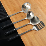 德国不锈钢厨具炊具 漏勺铲勺 铲子锅铲套装烹饪工具厨房用品