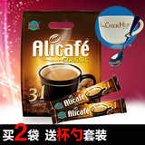 马来西亚进口alicafe啡特力咖啡经典3合1速溶白咖啡400g袋装